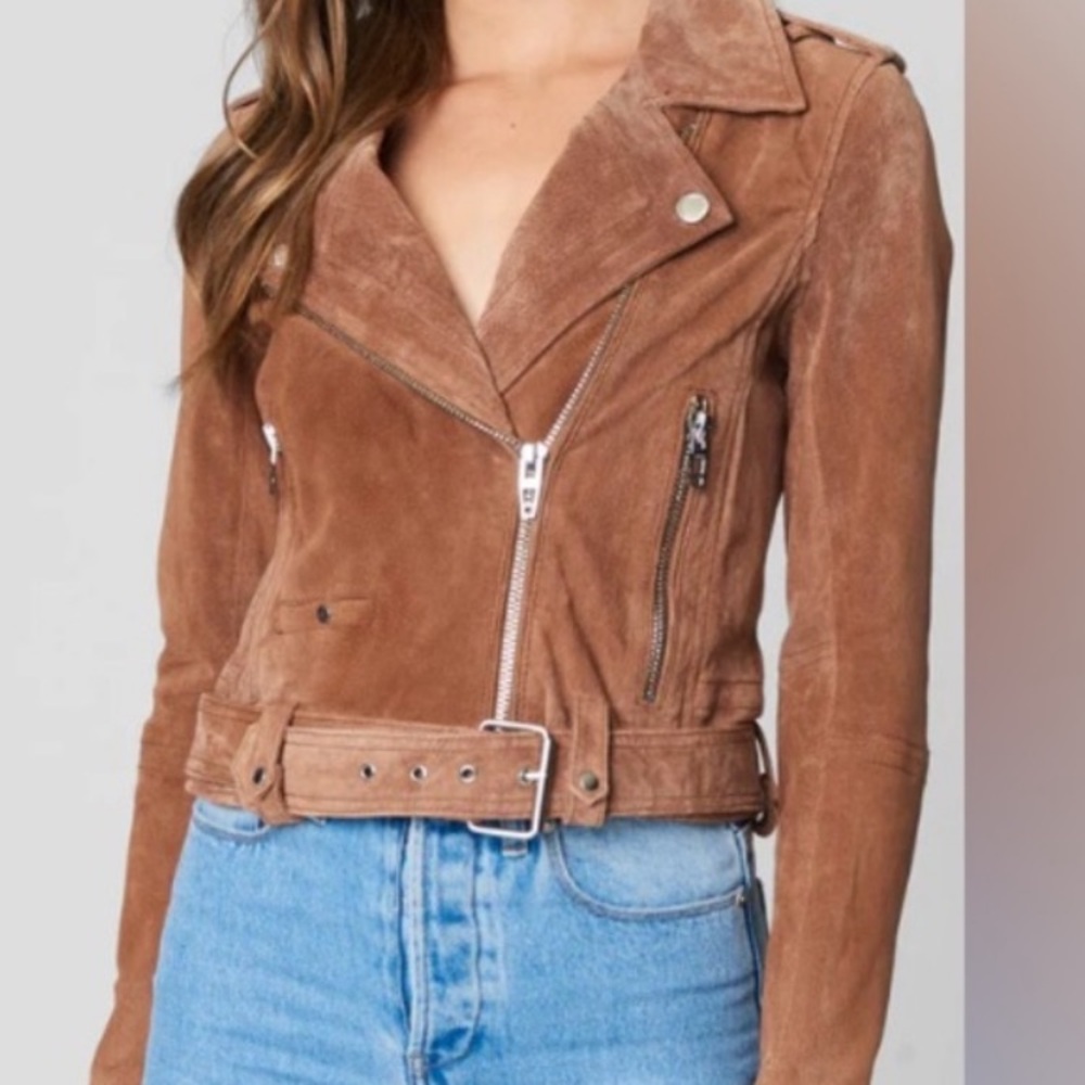 BLANKNYC
Suede Moto Jacket Women's  Jacket NWT